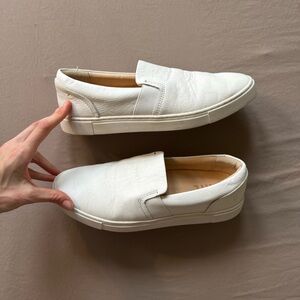 Frye Women's White Slip-On Sneakers